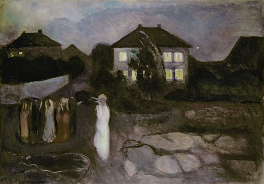 Detail of The Storm, 1893 by Edvard Munch