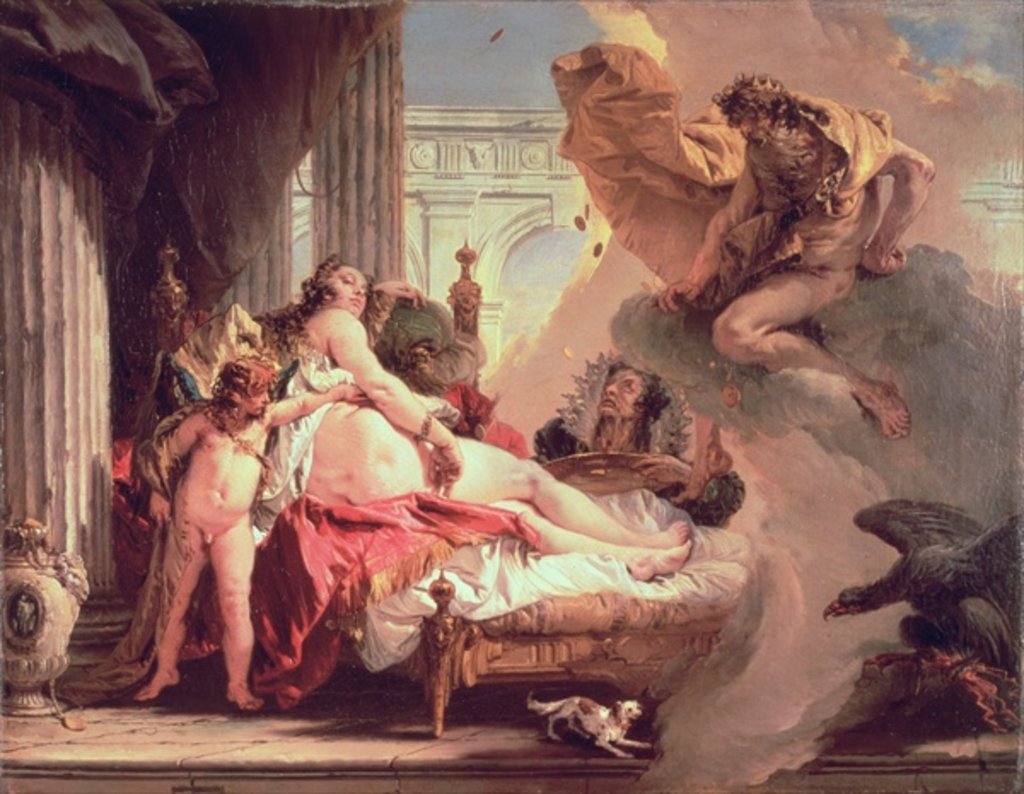 Detail of Jupiter and Danae, 1733-35 by Giovanni Battista Tiepolo