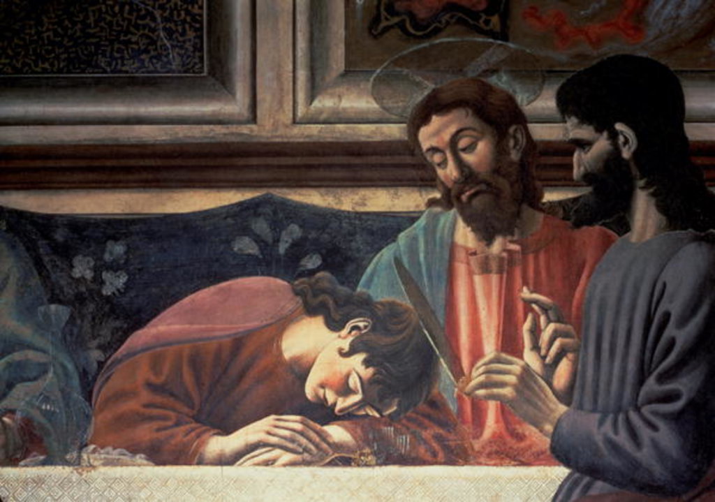 Last One Paster The Last Supper posters & prints by Andrea del Castagno