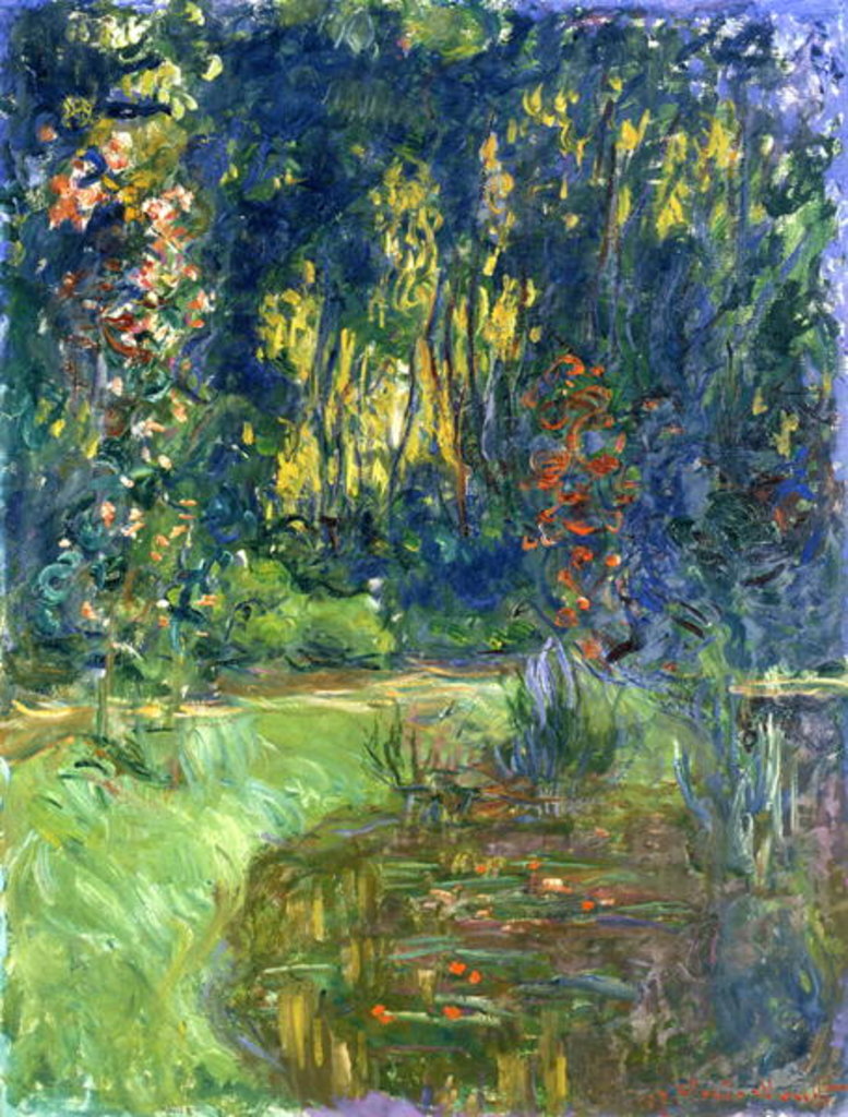 Detail of Corner of the pond in Giverny, 1917 by Claude Monet