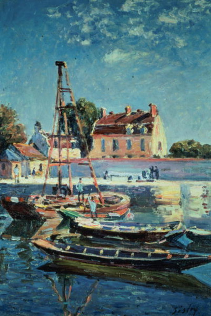 Detail of Sailing Boats, c.1885 by Alfred Sisley