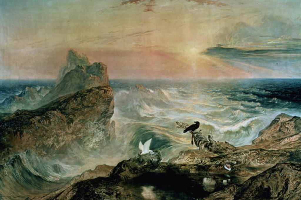 Detail of Assuaging of the Waters, 1840 by John Martin