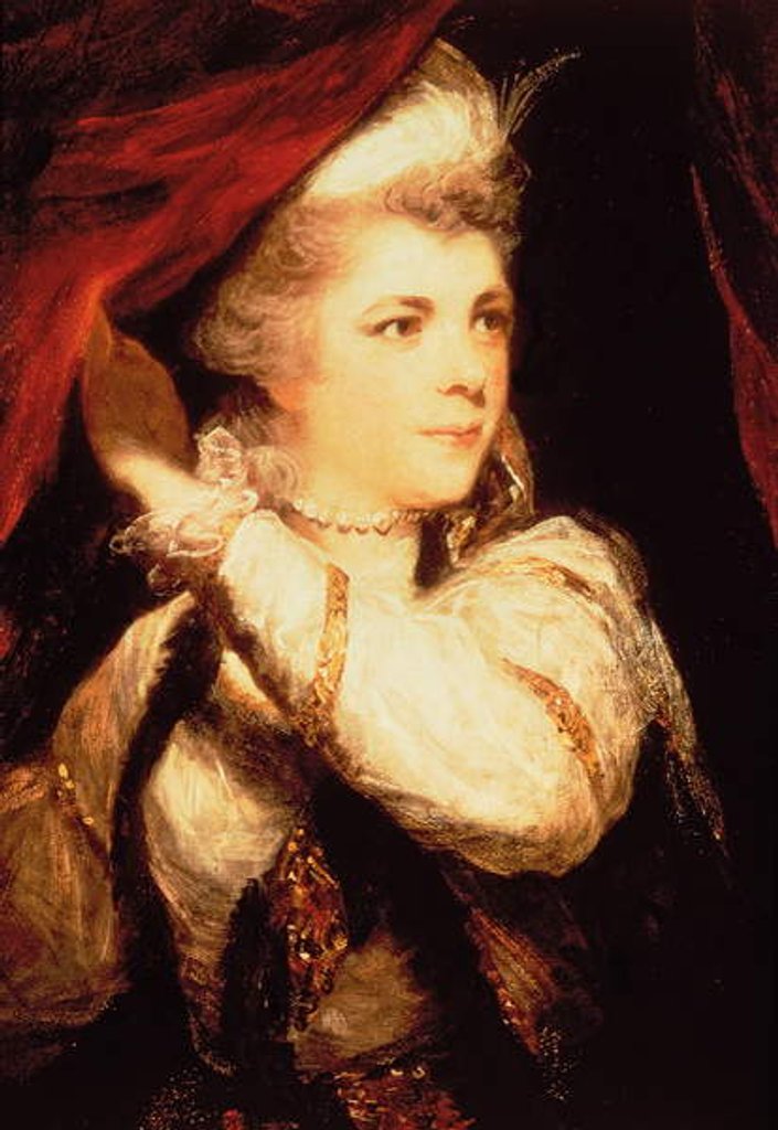 Detail of Mrs. Abington as Roxana 1782-3 by Joshua Reynolds