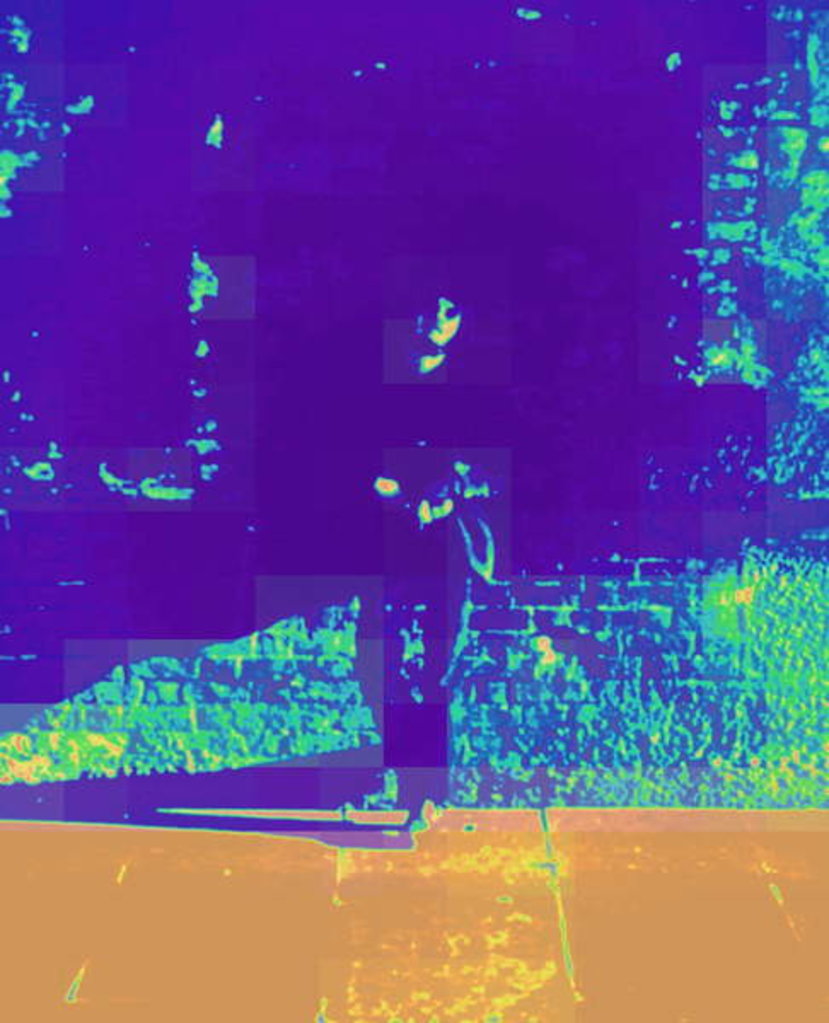 Detail of 70s ARTIST ROGER, 2015 by Peter McClure