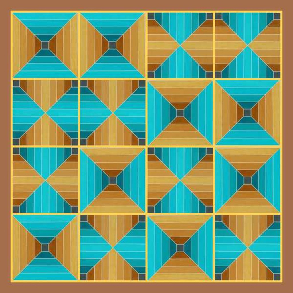 Detail of INSIDE OUT AND UPSIDE DOWN, 2016 by Peter McClure