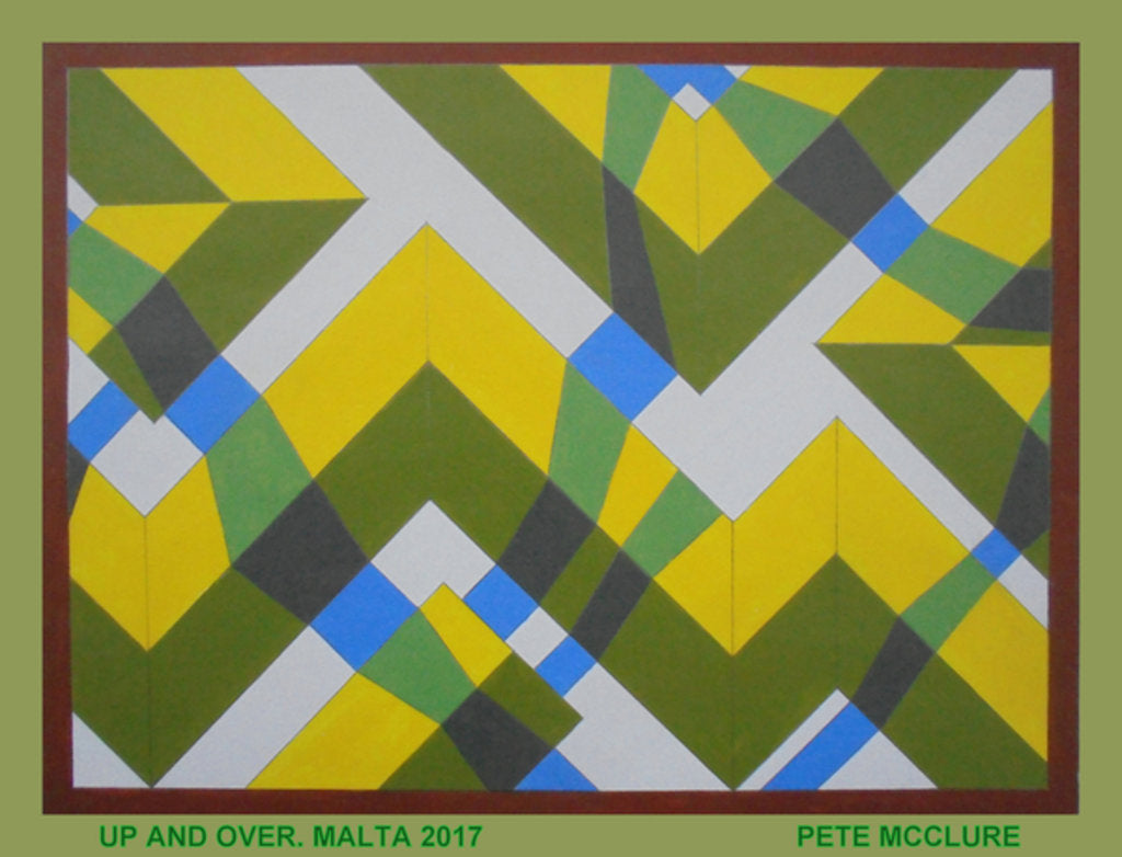 Detail of UP AND OVER, 2017 by Peter McClure