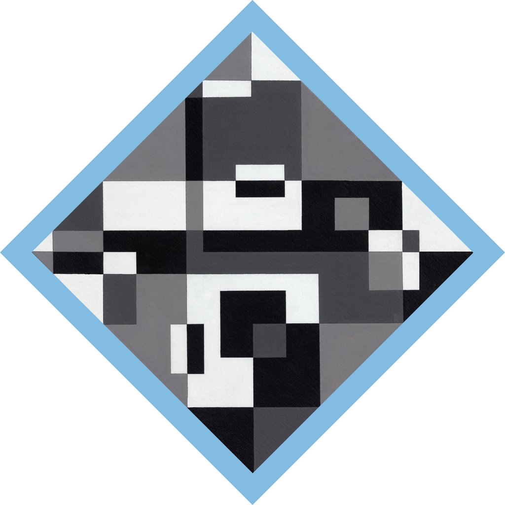 Detail of Constructivist Rebound, 2009 by Peter McClure