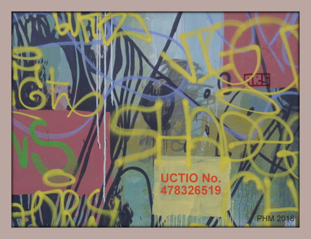 Detail of UCTIO MARCH, 2018 by Peter McClure