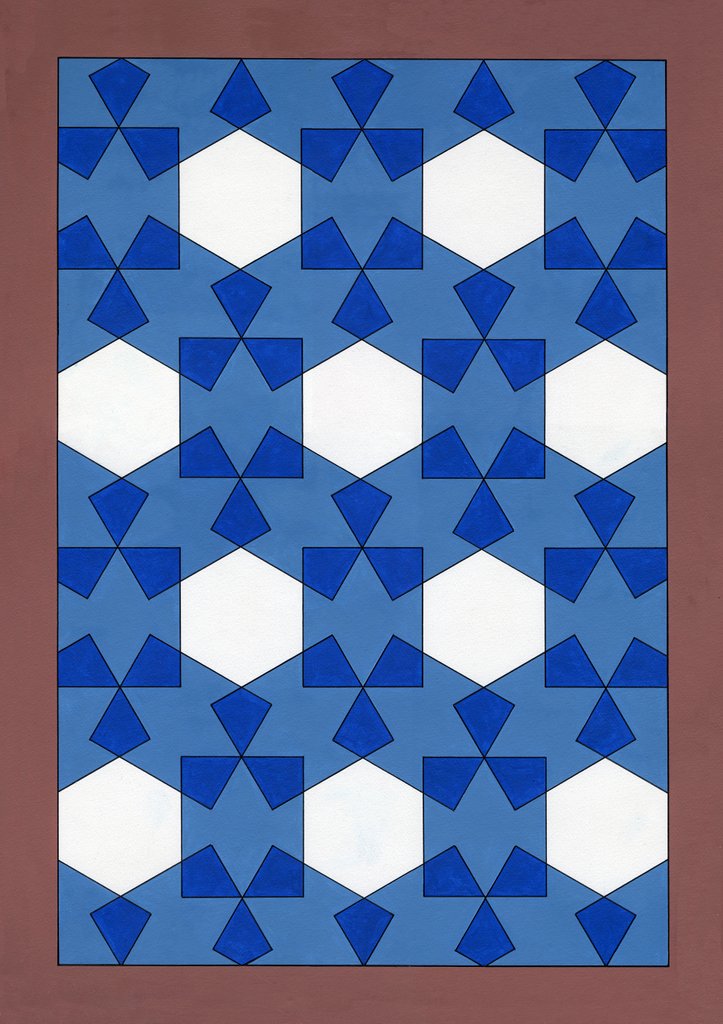 Detail of Overlaying Rectangles, 2011 by Peter McClure