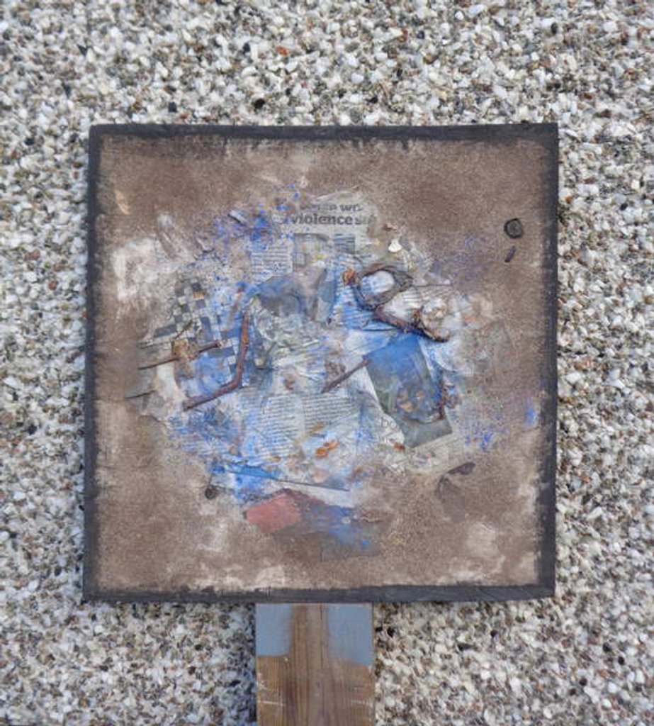 Detail of VIO-LENCE. 2019 by Peter McClure