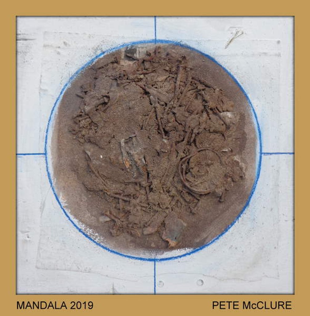 Detail of MANDALA, 2019 by Peter McClure