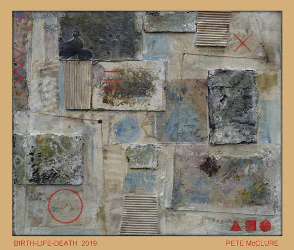 Detail of BIRTH-LIFE-DEATH, 2019 by Peter McClure