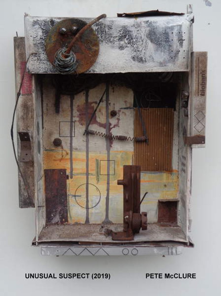 Detail of UNUSUAL SUSPECT, 2019 by Peter McClure