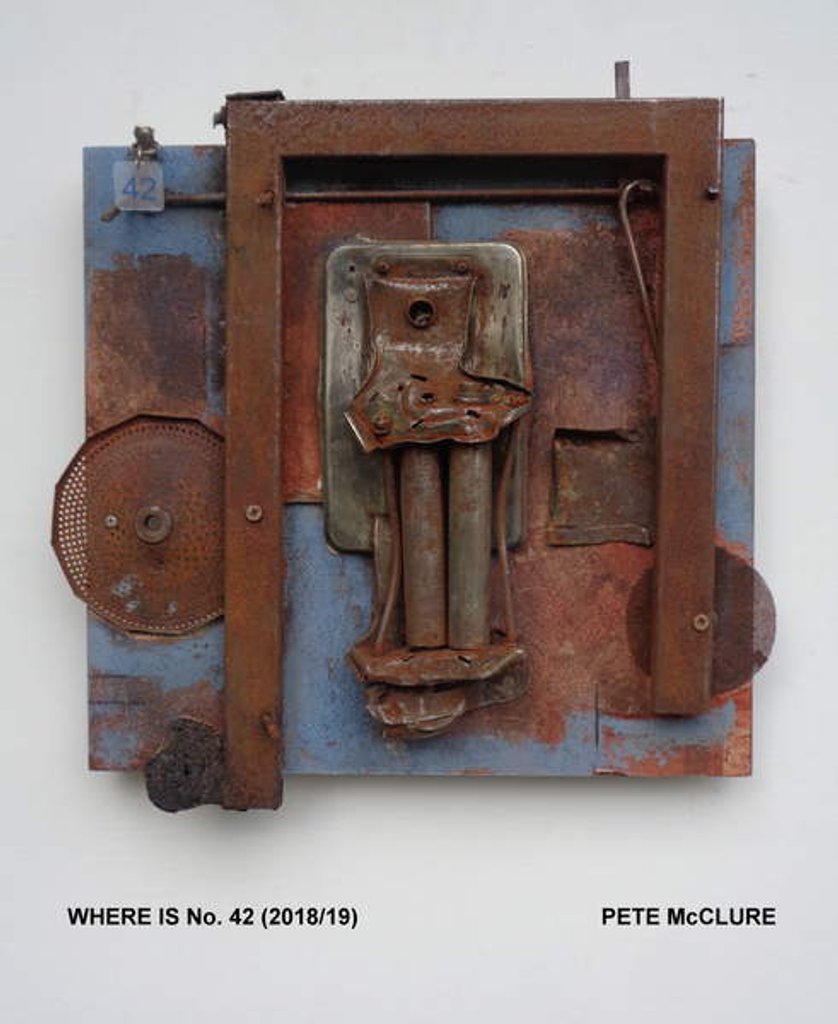 Detail of WHERE IS No. 42..., 2018 by Peter McClure