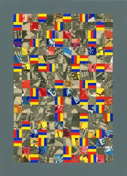 Detail of Time...Order...Chaos, 1984 by Peter McClure