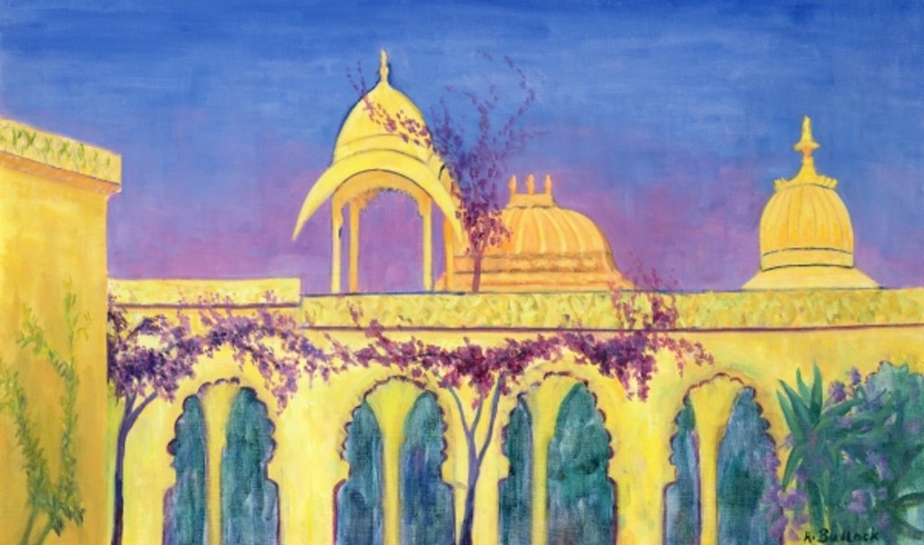 Detail of Temple Near Maoras by Hazel Bullock