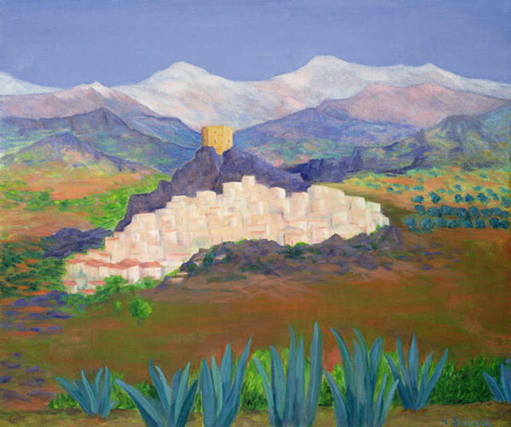 Detail of Alpujarra Village by Hazel Bullock