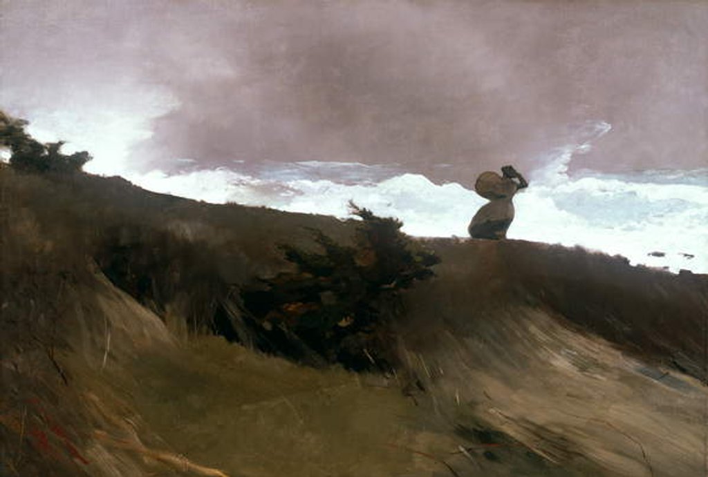 Detail of The West Wind, 1891 by Winslow Homer