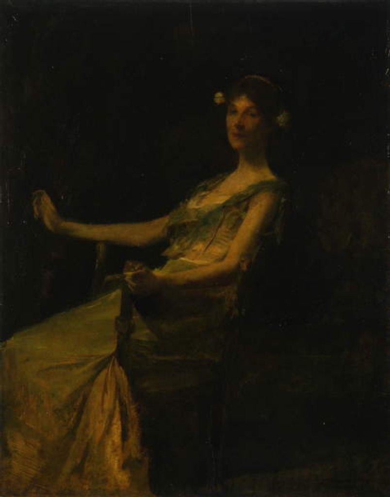 Detail of Monterey, 1890s by Thomas Wilmer Dewing