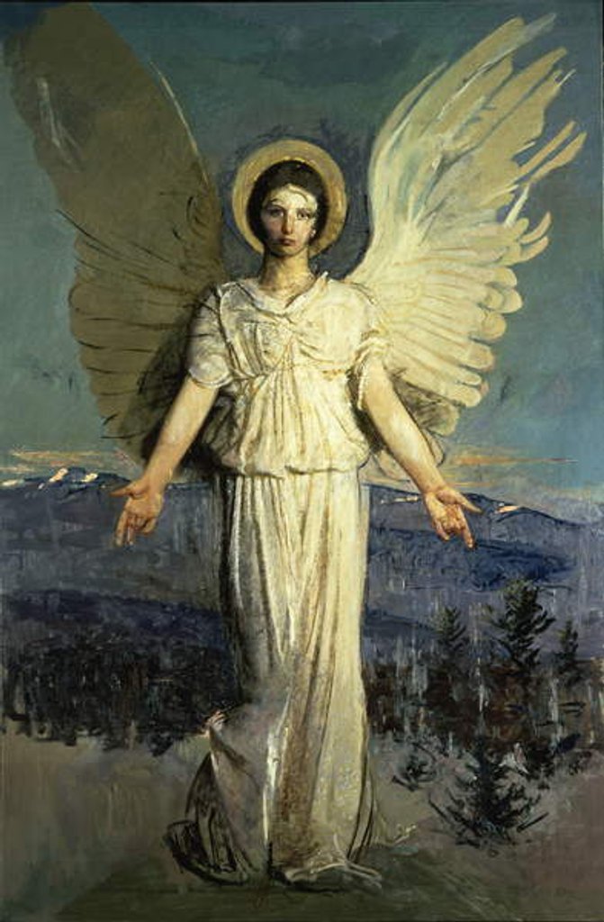 Detail of Monadnock Angel, 1920-21 by Abbott Handerson Thayer