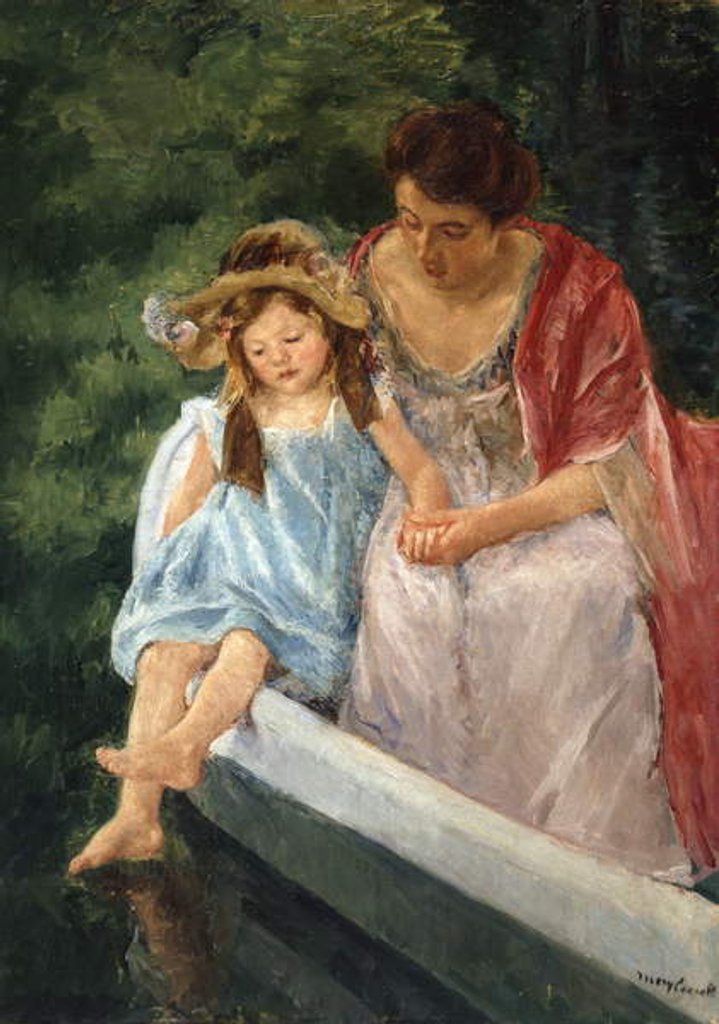 Detail of Mother and Child in Boat, 1908 by Mary Stevenson Cassatt