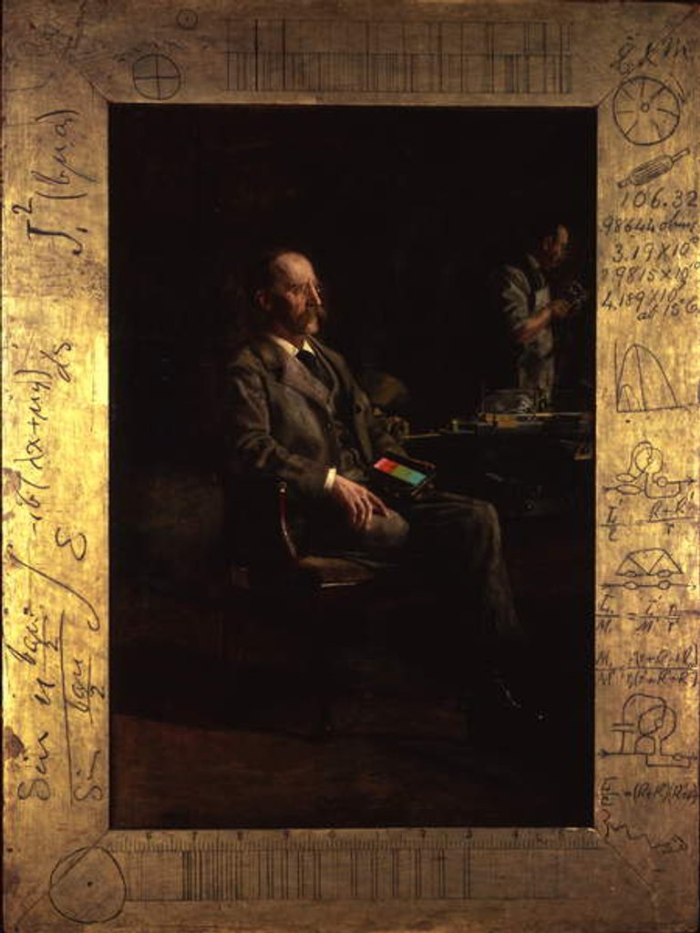 Detail of Professor Henry A. Rowland, 1897 by Thomas Cowperthwait Eakins