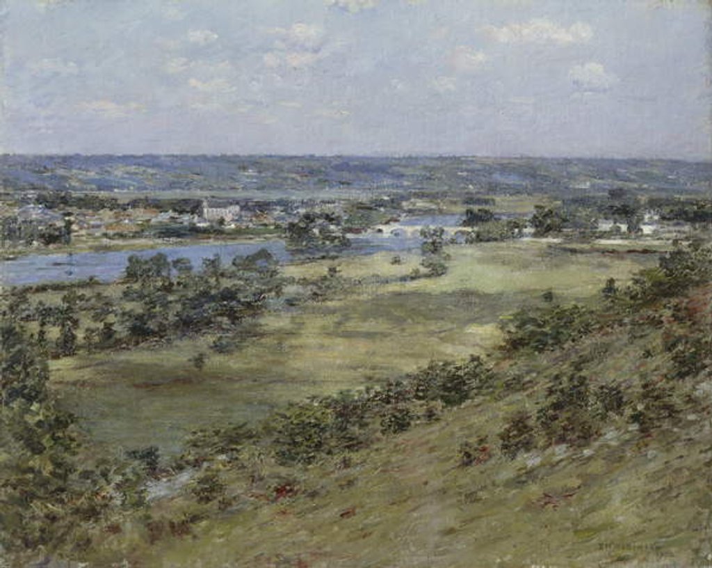 Detail of Valley of the Seine, 1892 by Theodore Robinson