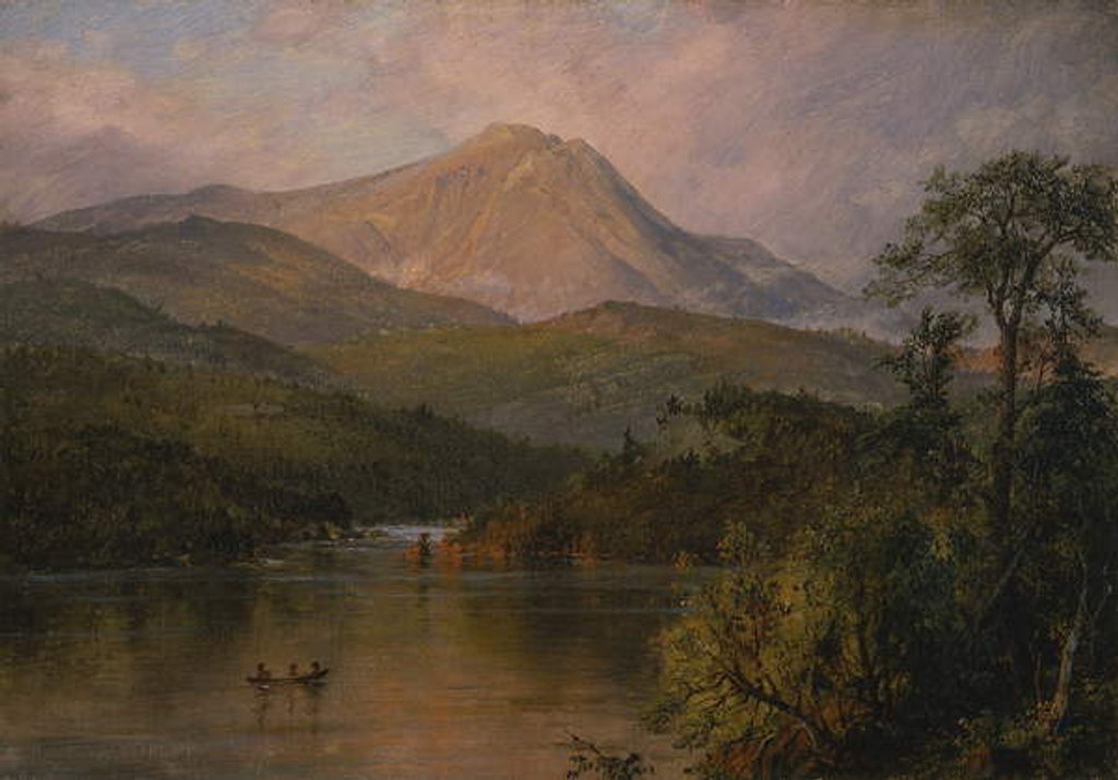 Detail of Mount Katahdin, c.1856 by Frederic Edwin Church
