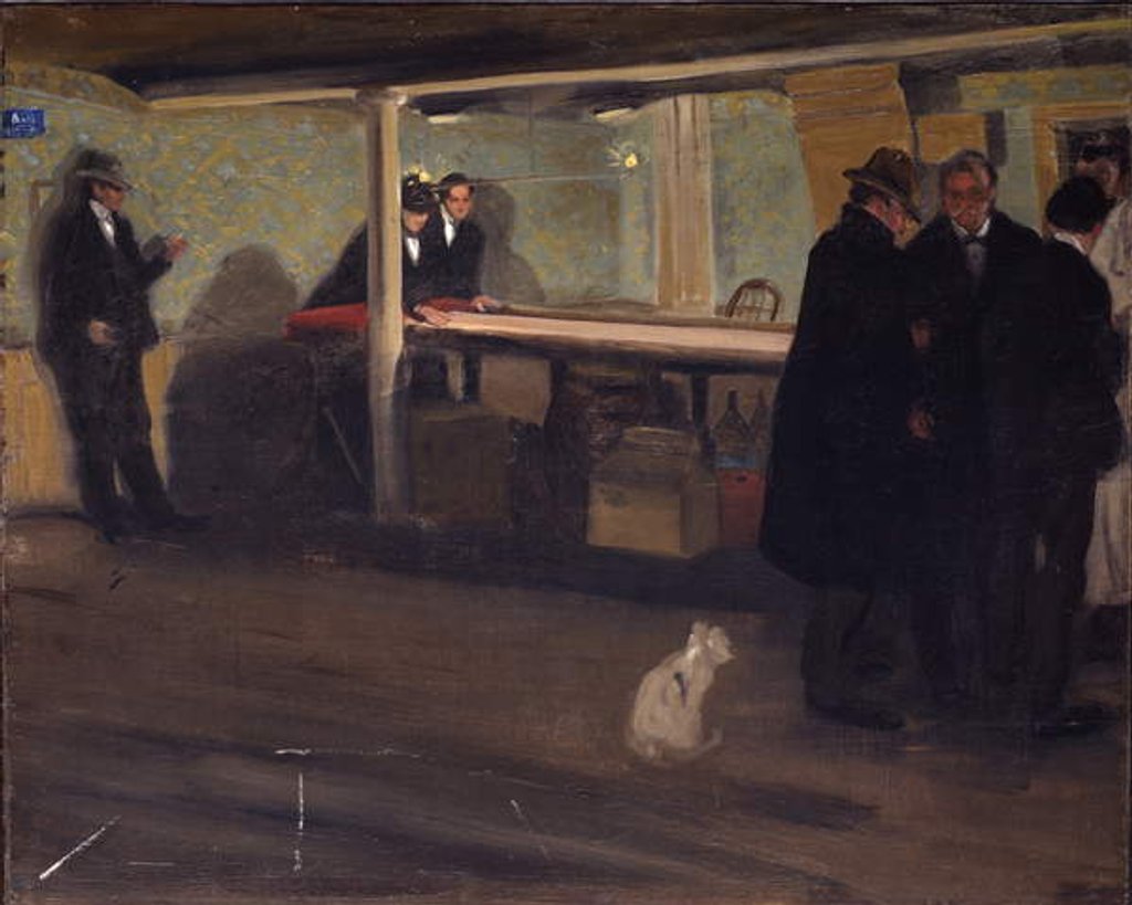 Detail of Evening at the Club, c.1902 by Alfred Henry Maurer