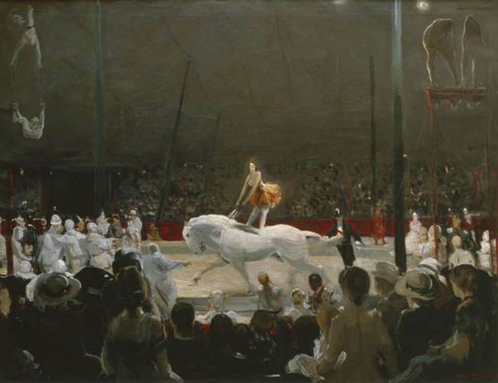 Detail of The Circus, 1912 by George Wesley Bellows