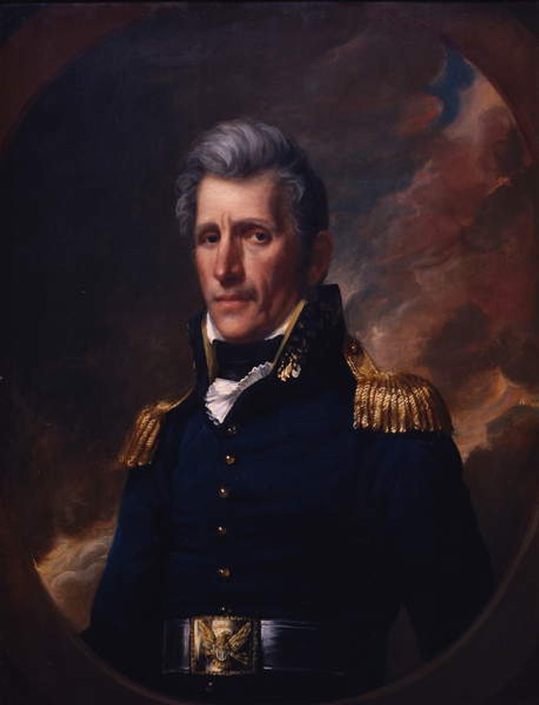 Detail of Andrew Jackson, c.1819 by Samuel Lovett Waldo