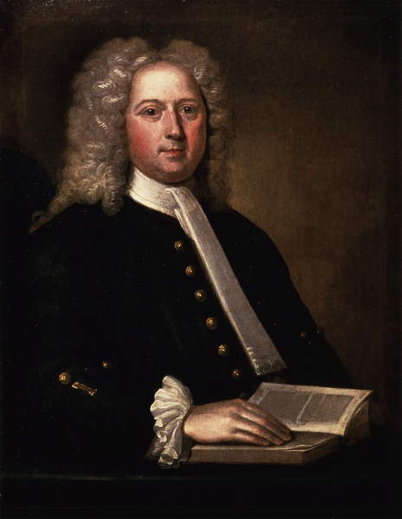 Detail of William Lambert, 1734 by John Smibert
