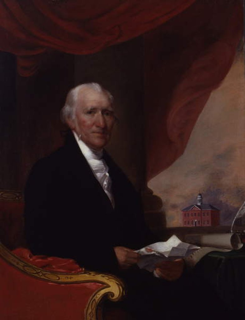 Detail of Lieutenant Governor William Phillips, before 1804 by Gilbert Stuart