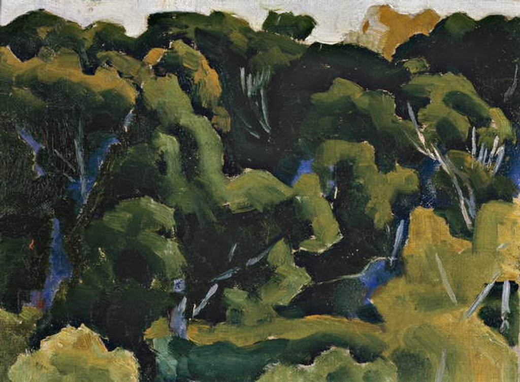 Detail of Landscape in Green, c.1911-12 by Morton Livingston Schamberg
