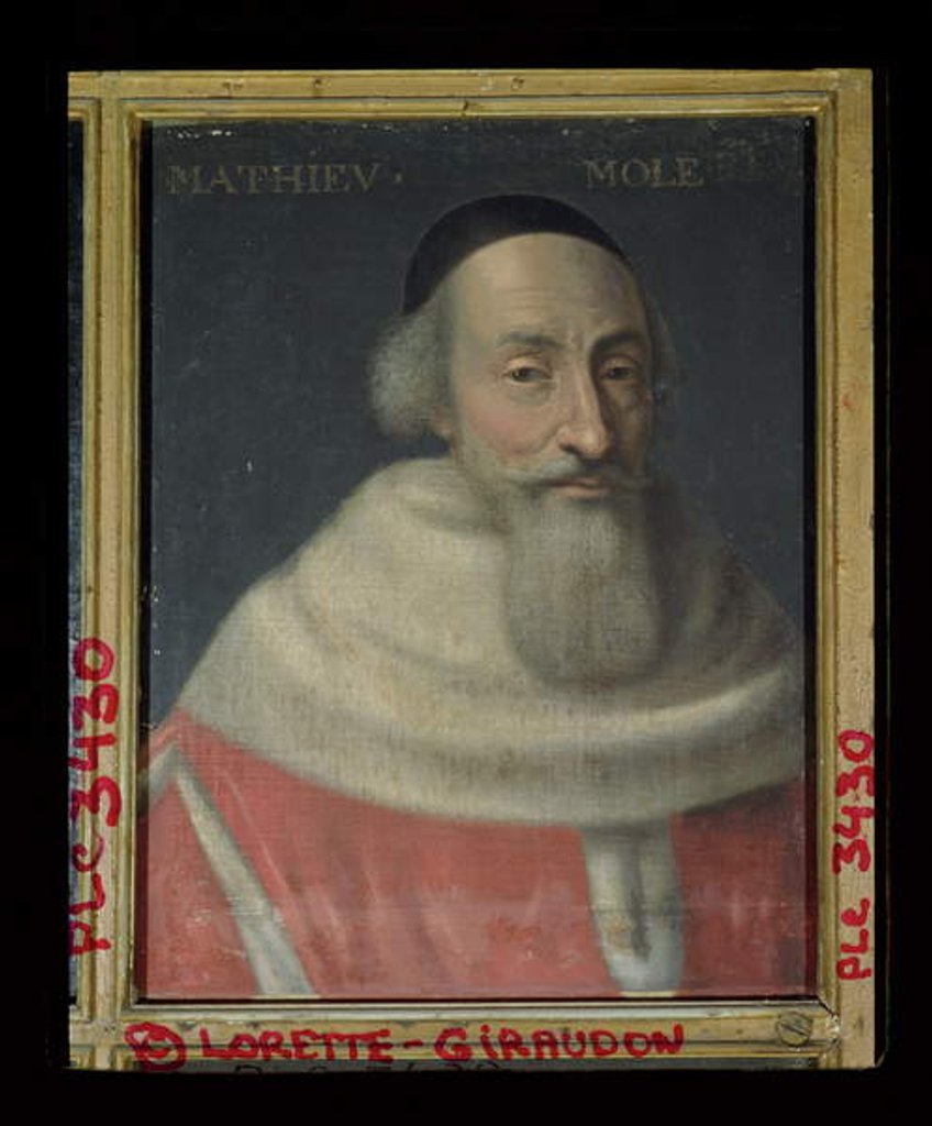 Detail of Portrait of Mathieu Mole Lord of Champlatre by French School