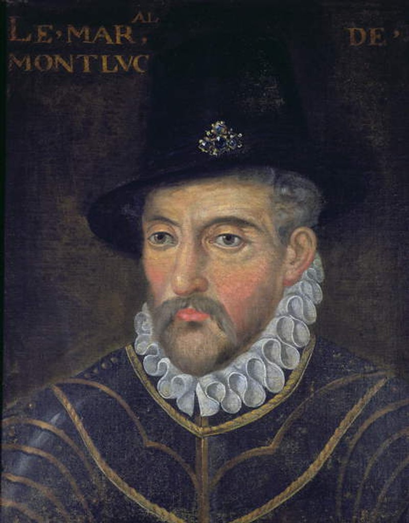 Detail of Blaise de Lasseran de Massencome Seigneur de Montluc by French School