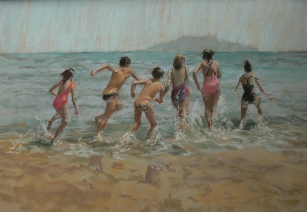 Detail of Who's first, 2009 by Pat Maclaurin