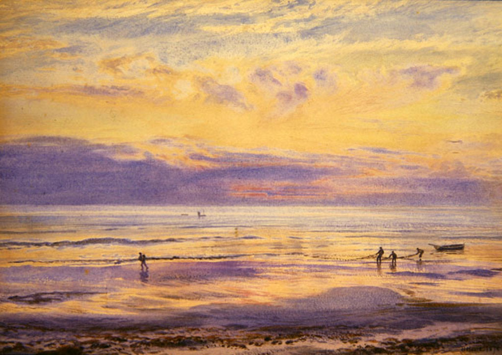 Detail of A Calm Evening - Tide Down, 1875 by Henry Moore