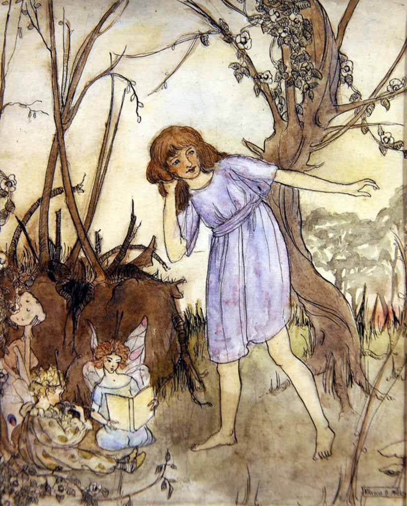 Detail of Fairy Music by Patricia Beeman Ardley