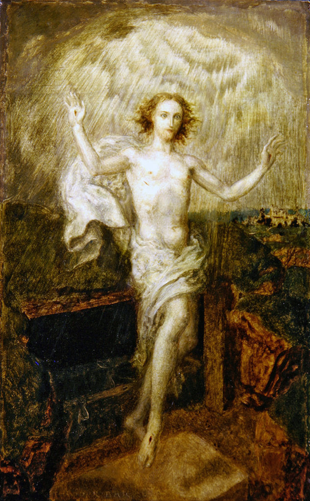 Detail of The Ascension, 1918 by Theodor Baierl