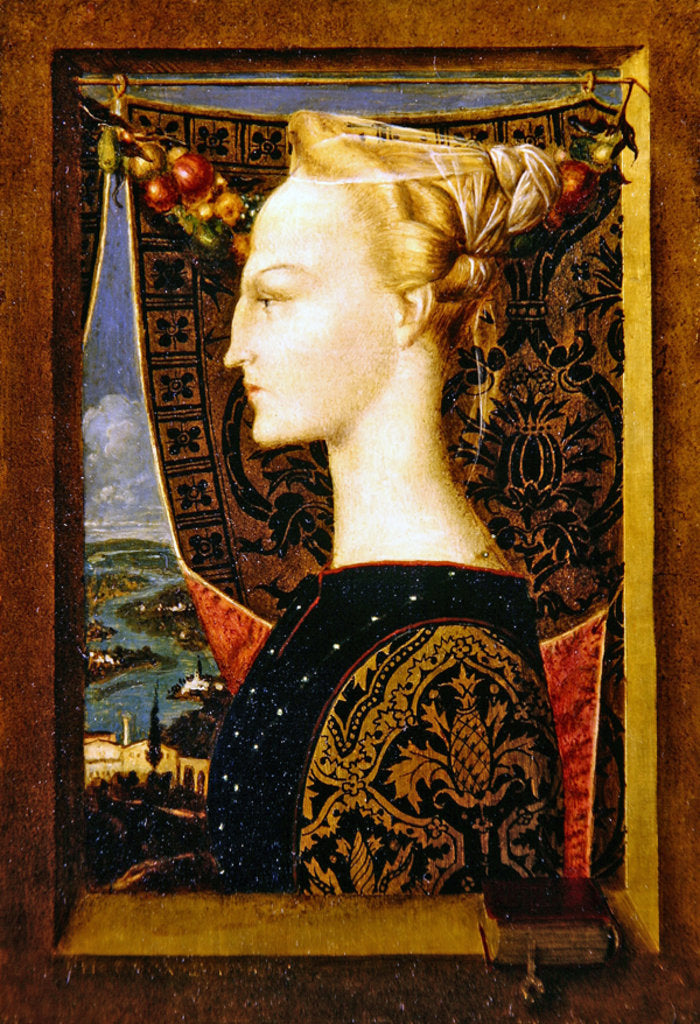 Detail of Portrait in Profile, 1917 by Theodor Baierl