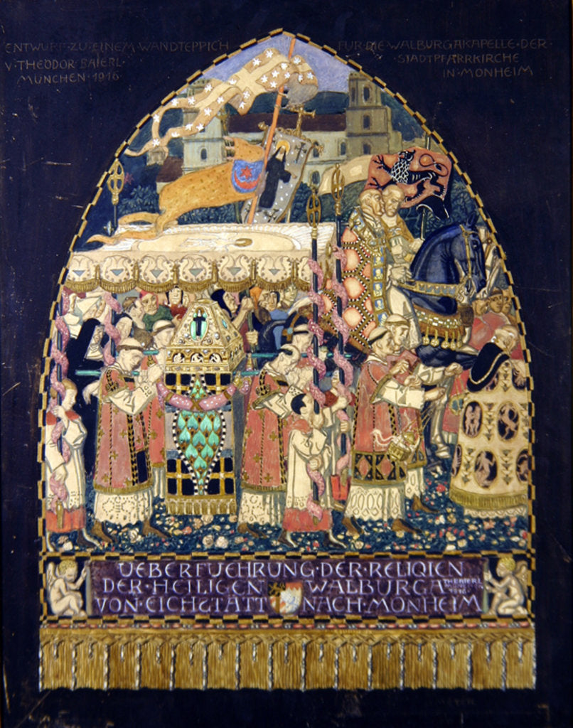 Detail of Valburga Kapelle by Theodor Baierl