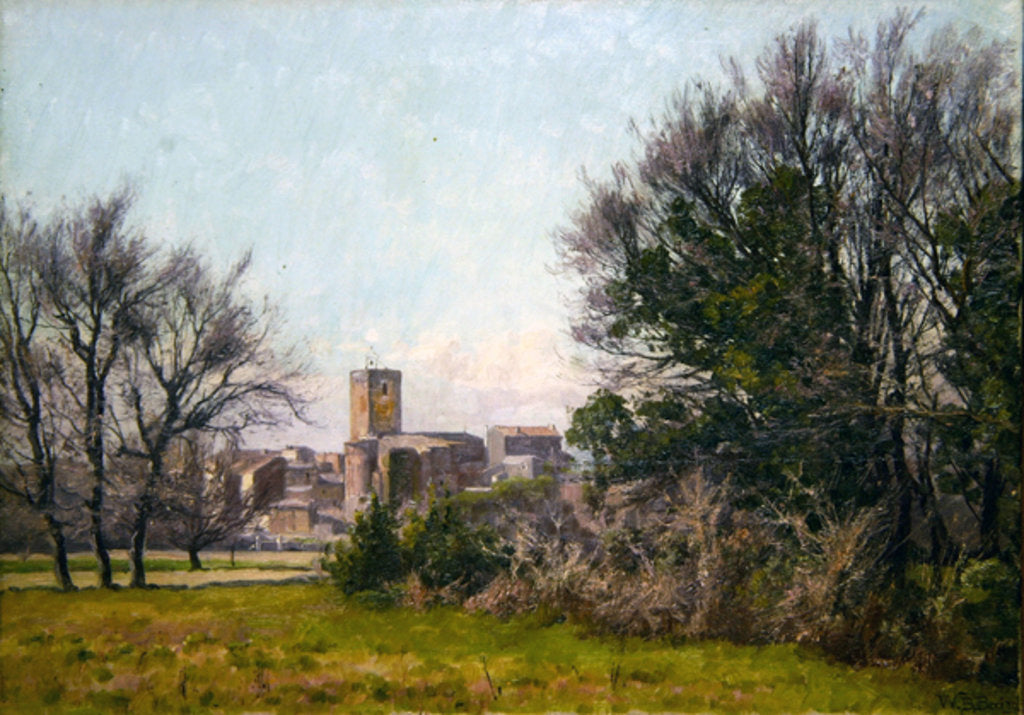 Detail of Saint Raphael by William Baptiste Baird