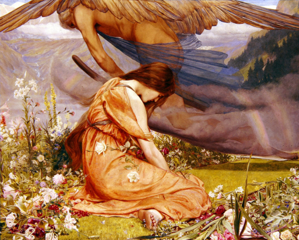 Detail of The Garden of Adonis- Amoretta and Time, 1887 by John Dickson Batten