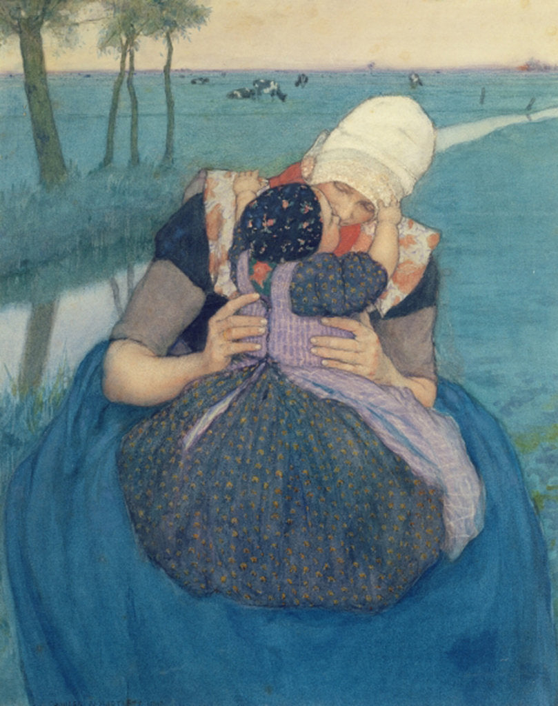 Detail of Mother and Child, 1900 by Charles William Bartlett