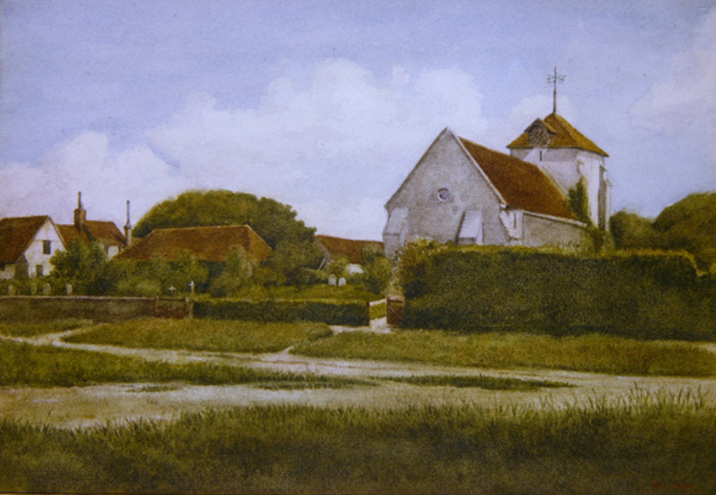 Detail of The Village Church, 1891 by Philip Burne-Jones