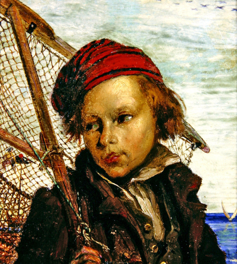 Detail of Italian Fisherboy by Ford Madox Brown