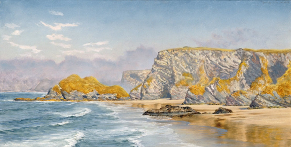 Detail of Off the Coast of Guernsey by John Brett