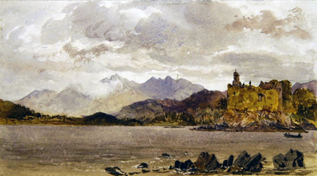 Detail of Loch Awe, Scotland by John Brett