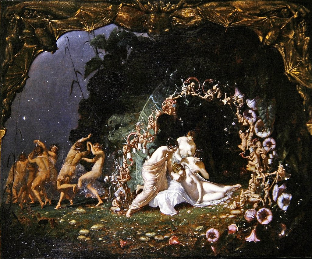 Detail of Titania Sleeping by Richard Dadd